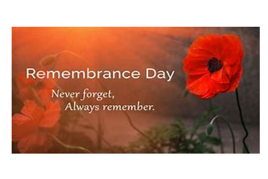 Office Closed on Remembrance Day