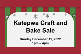 Katepwa Craft and Bake Sale