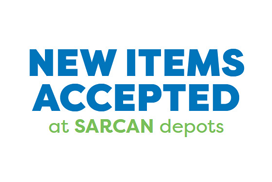 Sarcan – New Items Accepted